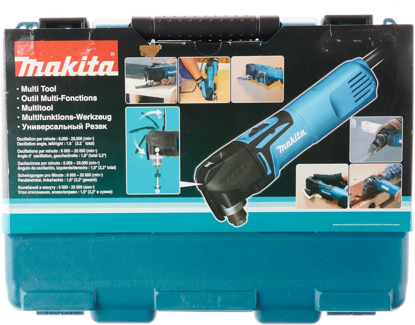 Makita TM3010CK/2 240V Multi-Tool Supplied in A Carry Case