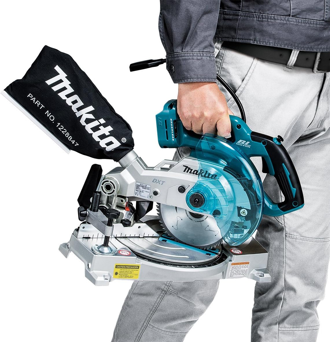 Makita DLS600Z 18V Li-Ion LXT 165mm Brushless Mitre Saw – Battteries and Charger Not Included