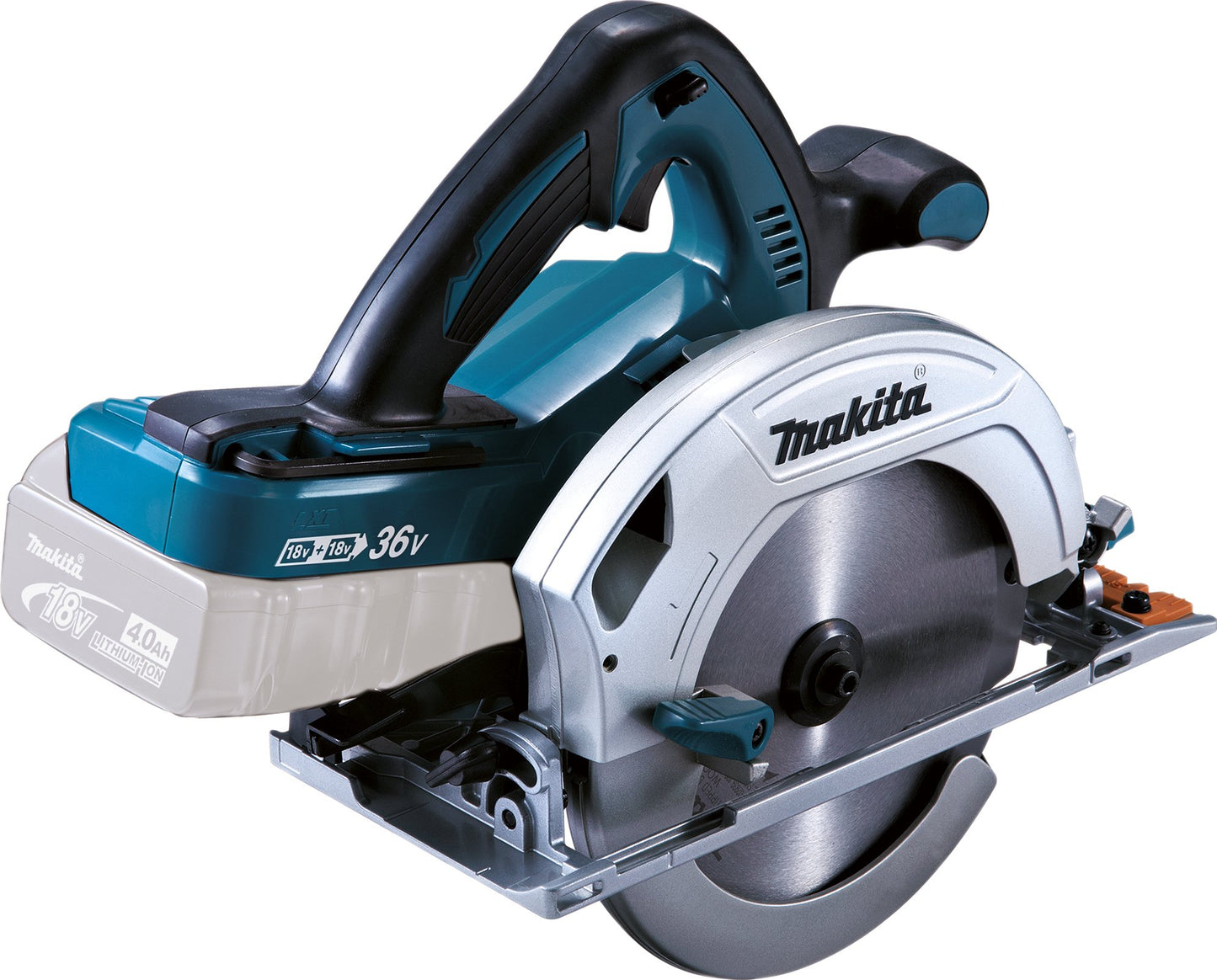 Makita DHS710ZJ Twin 18V (36V) Li-ion LXT 185mm Circular Saw Supplied in a Makpac Case – Batteries and Charger Not Included & DTM51Z Multi-Tool, 18 V,Blue