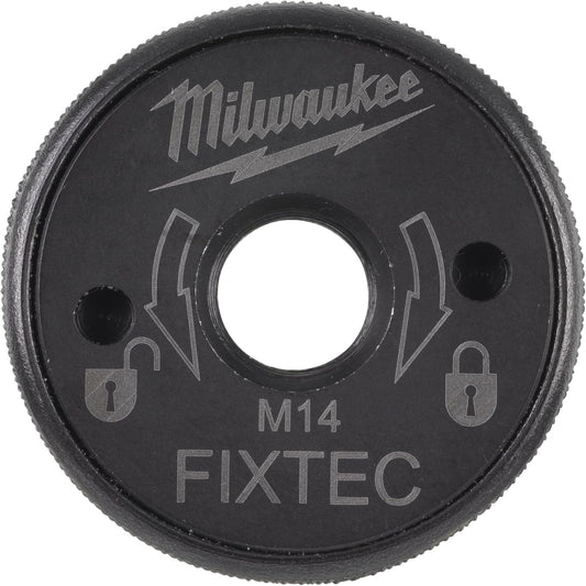 Milwaukee FIXTEC Quick Release Nut XL M14 for Angle Grinder 180 mm and 230 mm, Red