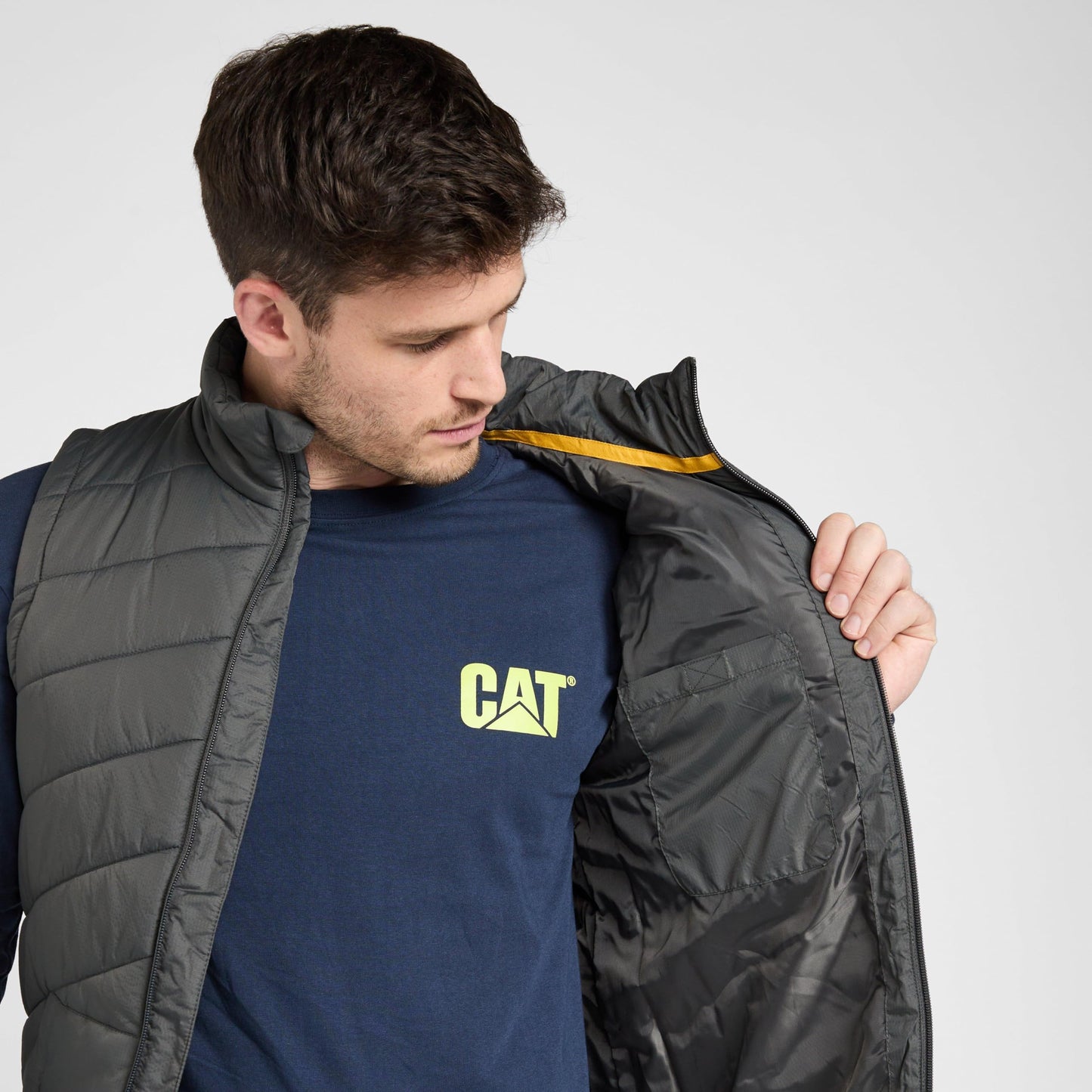 Caterpillar CAT Workwear Mens Essentials Quilted Bodywarmer Gilet