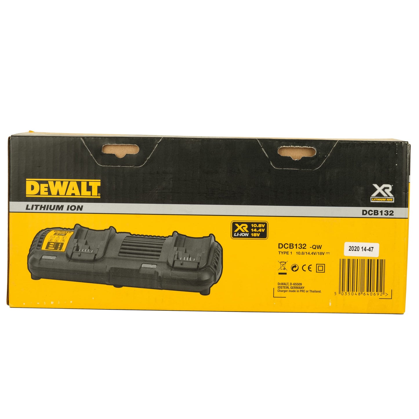 DCB132-QW - Cargador Doble XR FLEXVOLT: 54V - 18V - 14,4V - 10,8V