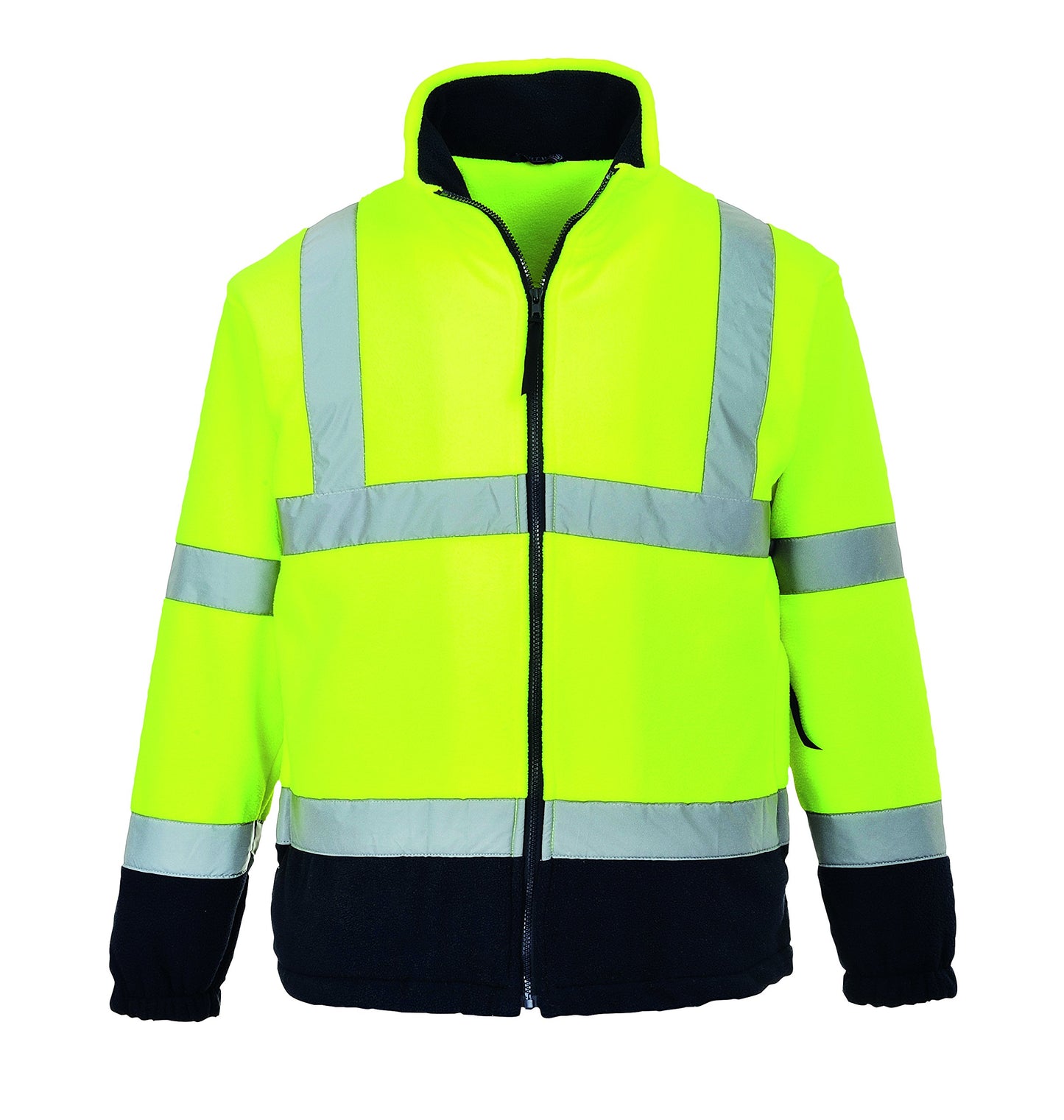 Portwest Hi-Vis Two Tone Fleece, Size: L, Colour: Orange/Navy, F301ONRL