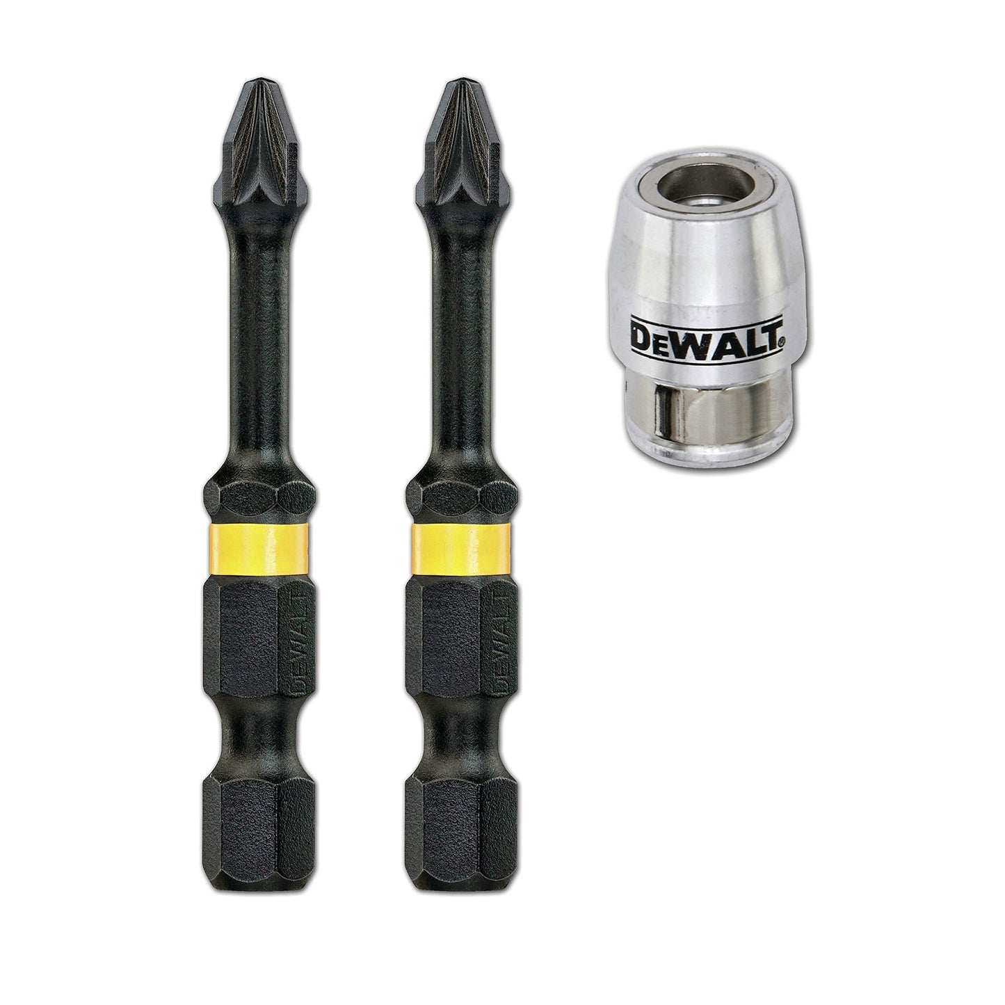 DEWALT Impact Torsion Bits T20 X 57MM (X3) and Magnetic Screwlock Sleeve