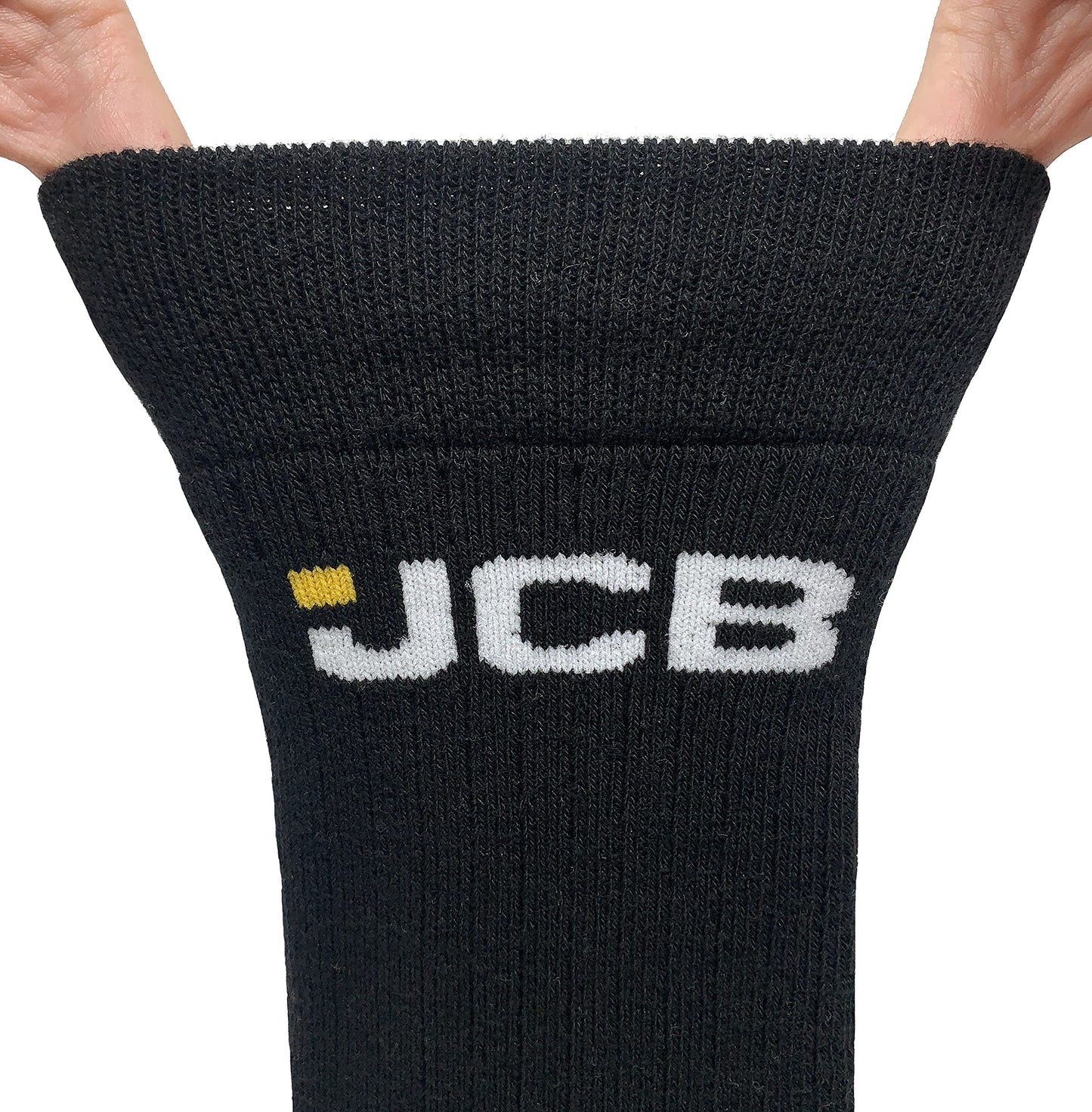 JCB - JCB Socks - Pro Tech Cool Socks - Premium Men's Socks - Work Boot Socks - Breathable Socks - 1 Pack - Grey/Black Socks - Reinforced heels and toes - Arch Support - UK