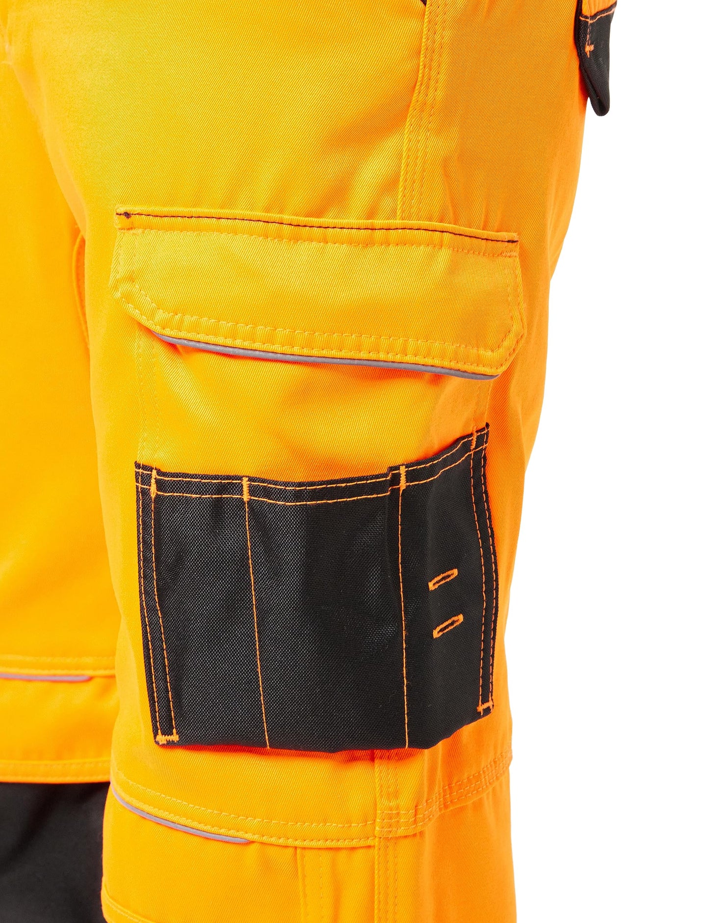 Portwest PW3 Hi-Vis Bib and Brace, Size: L, Colour: Yellow/Black, PW344YBRL