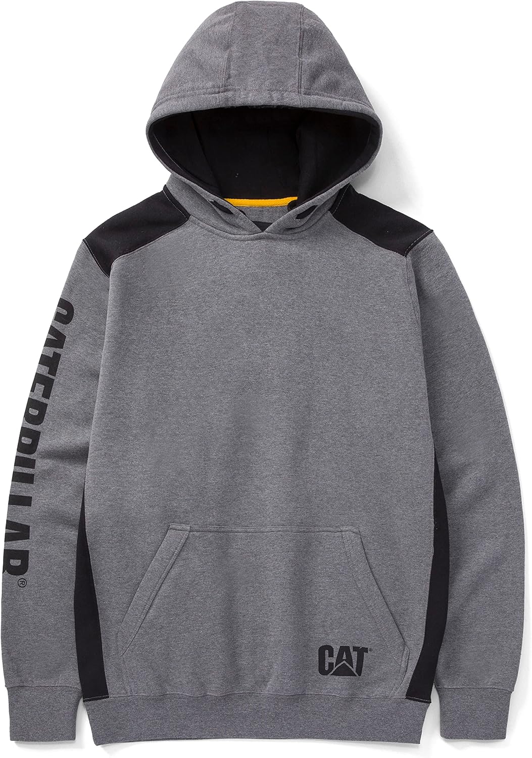 Caterpillar Men's Logo Panel Hooded Sweatshirt (Regular and Big Sizes)