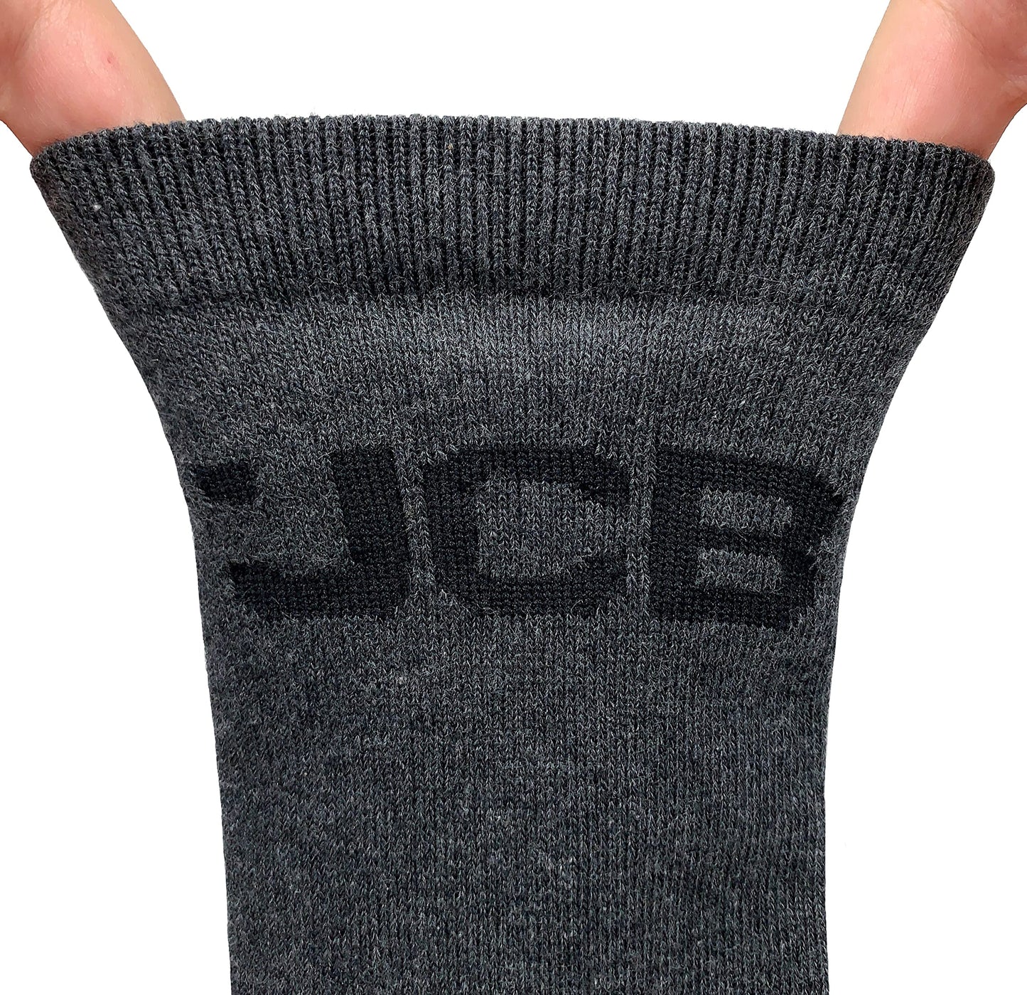 JCB Socks - Workwear Apparel Socks men's - Men's Socks - Work Socks with Added Elastane - Socks Men's - 3 Pack - Socks Multipack - Black Socks - UK 6-11, EUR 39-46