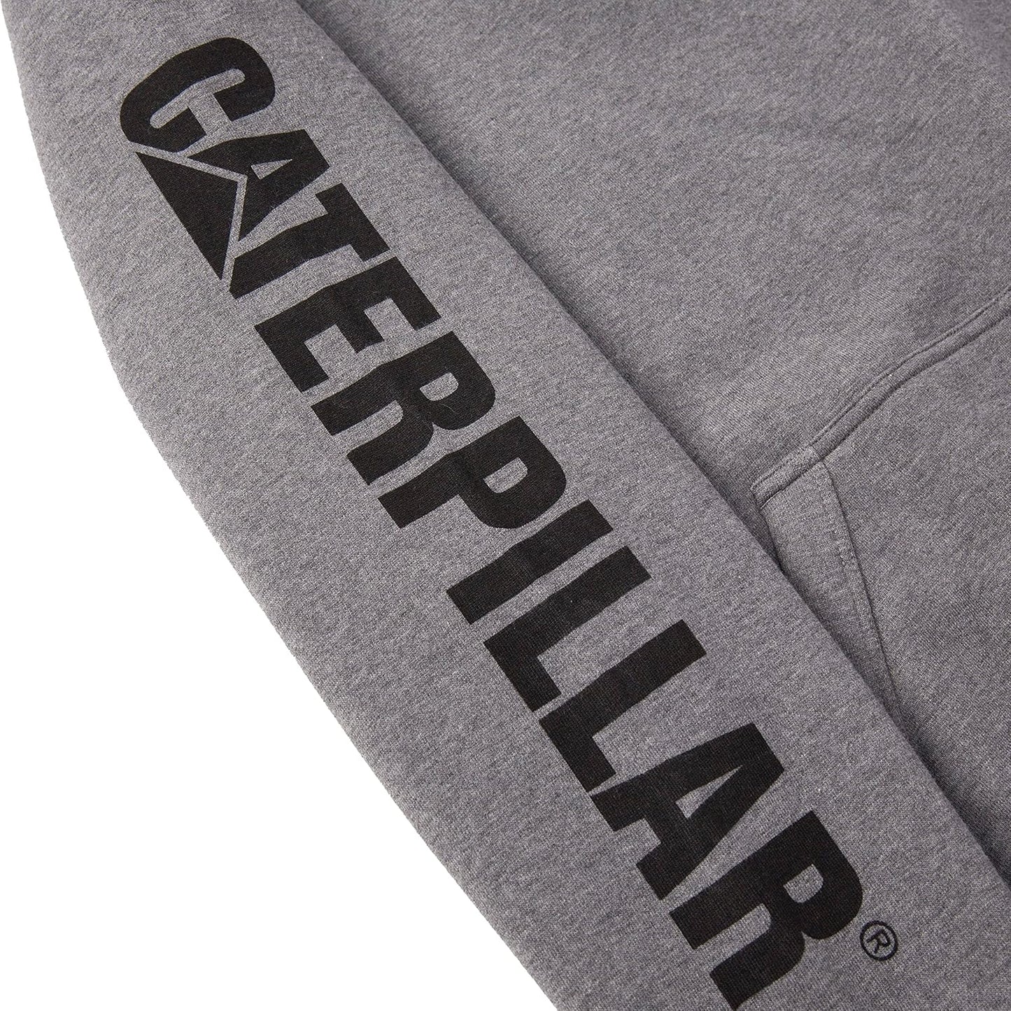 Caterpillar Men's Logo Panel Hooded Sweatshirt (Regular and Big Sizes)