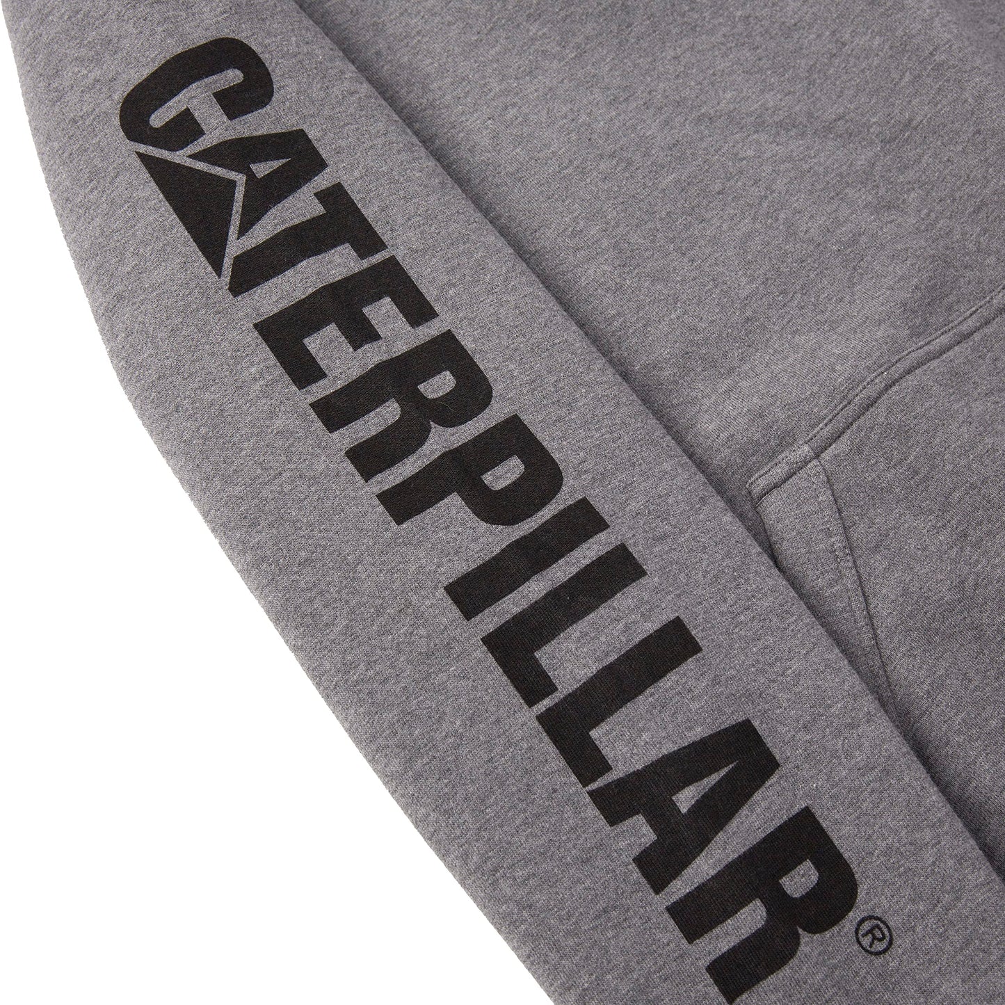 Caterpillar Men's Logo Panel Hooded Sweatshirt (Regular and Big Sizes)