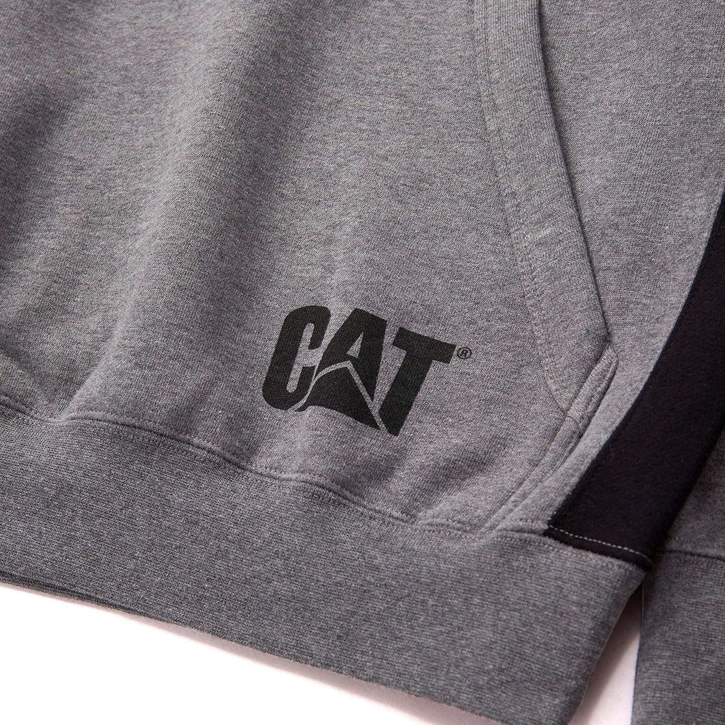 Caterpillar Men's Logo Panel Hooded Sweatshirt (Regular and Big Sizes)