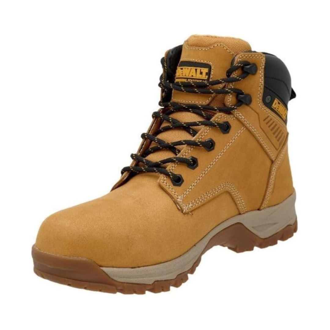 DeWalt Cranson Mens Nubuck Steel Toe Cap Work Safety Ankle Boots (Honey, UK 11)