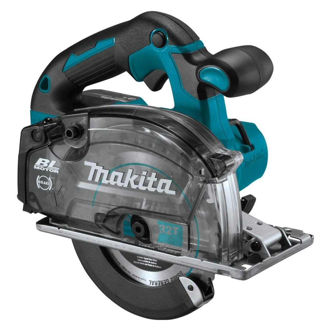 Makita XSC04Z 18V LXT Lithium-Ion Brushless Cordless 5-7/8" Metal Cutting Saw, with Electric Brake and Chip Collector, Tool Only