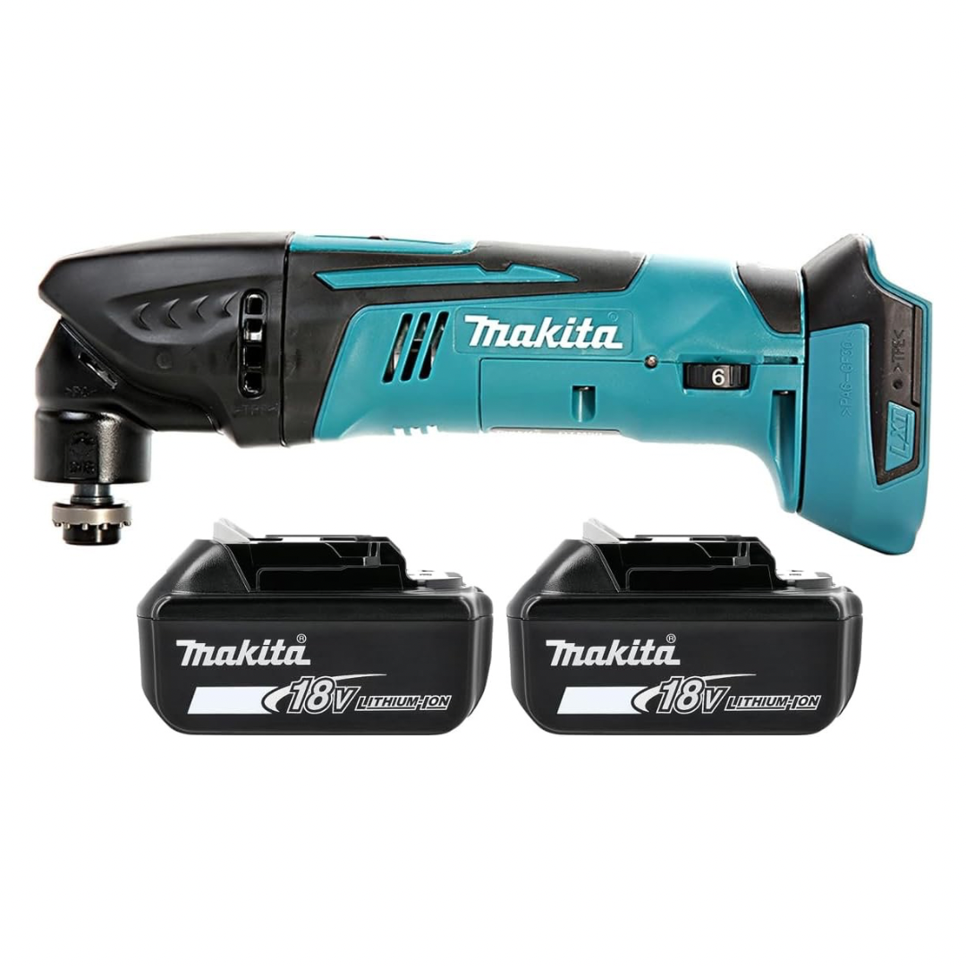 Makita DTM50 18V LXT Oscillating Multitool with 2 x 6.0Ah Batteries