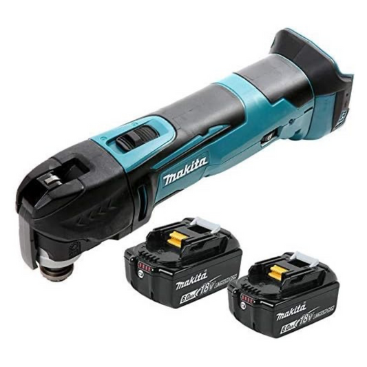 Makita DTM51 18V Multitool with 2 x 6.0 Ah Batteries