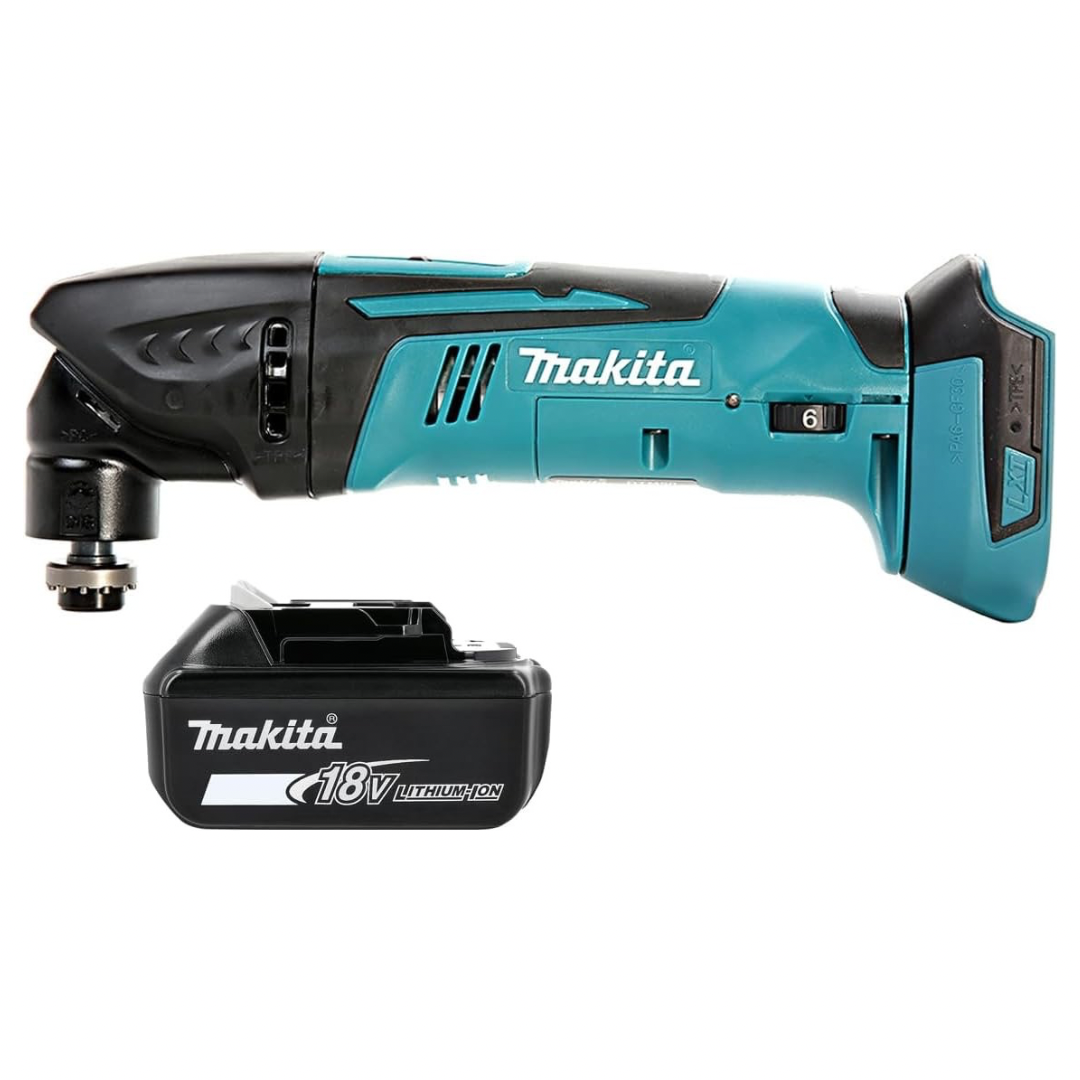 Makita DTM50 18V LXT Oscillating Multitool with 1 x 6.0Ah Battery