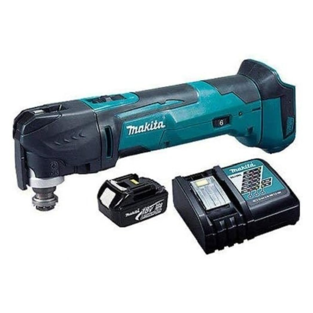 Makita DTM51Z 18v Li-Ion Multitool LXT Keyless Blade Change + 1 x BL1830, DC18RC