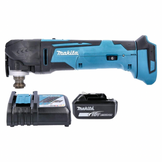 Makita DTM51Z 18v Multitool Keyless Blade Change + 1 x 5.0 Ah Battery & Charger