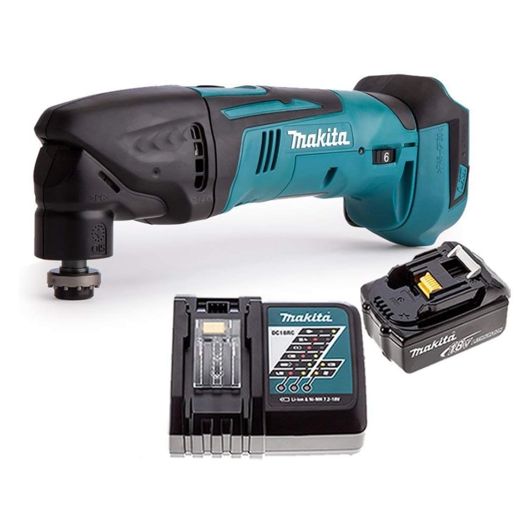 Makita DTM50Z 18V LXT Oscillating Multitool with 1 x 3.0Ah Battery & Charger