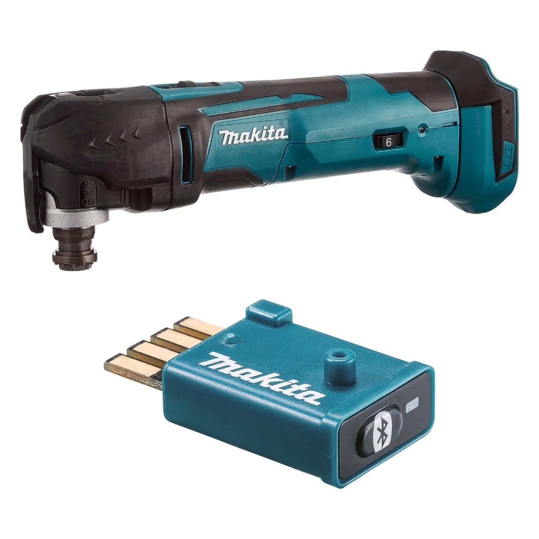 Makita DTM51Z Multi-Tool, 18 V,Blue & 198900-7 Wireless AWS Chip