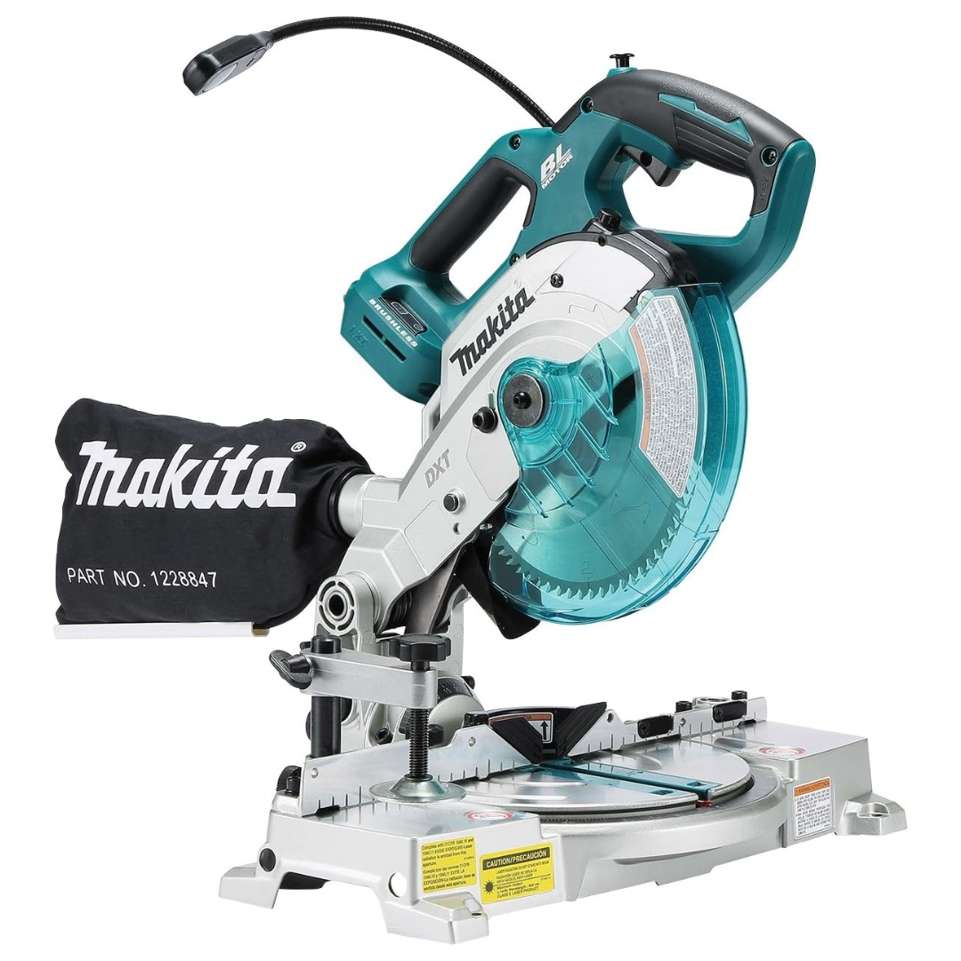 Makita DLS600Z 18V Li-Ion LXT 165mm Brushless Mitre Saw – Battteries and Charger Not Included