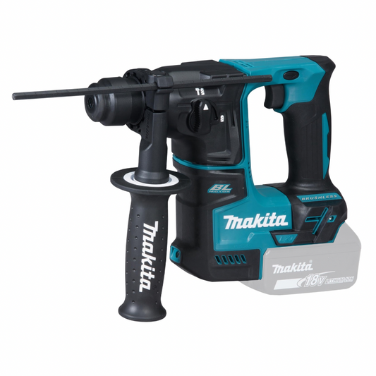 Makita DHR171Z 18V Li-Ion LXT Brushless Rotary Hammer - Batteries And Charger Not Included