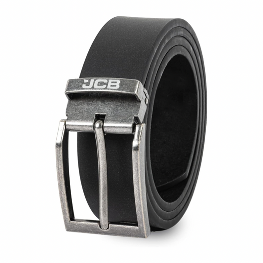 JCB Leather Belts Mens - Black Leather Belts for Men - Smart Casual Jeans Black Belt for Men - Men's Leather Belts - Mens Belt - Comfortable Everyday Belt.