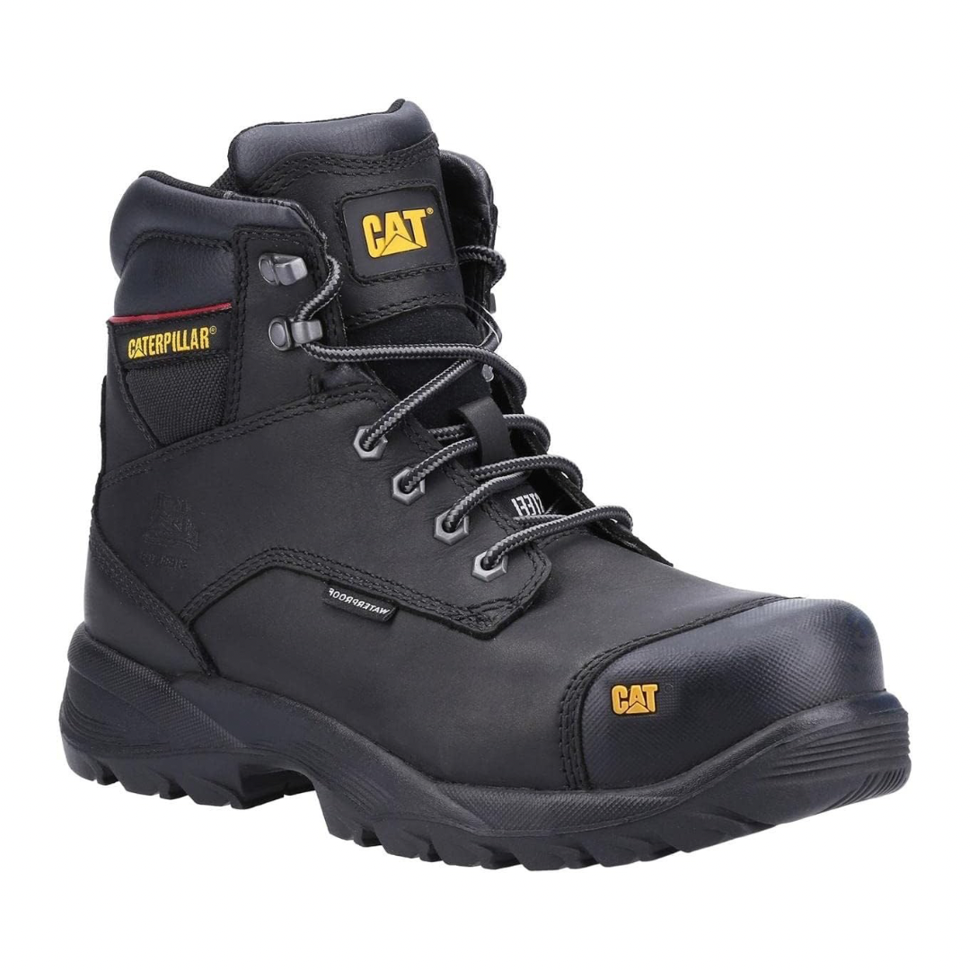 Caterpillar Spiro Waterproof Safety Boot Black UK 11 Black UK 11 Black Boots