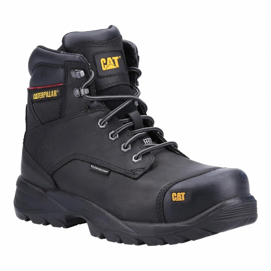 Caterpillar Spiro Waterproof Safety Boot Black UK 9 Black UK 9 Black Boots