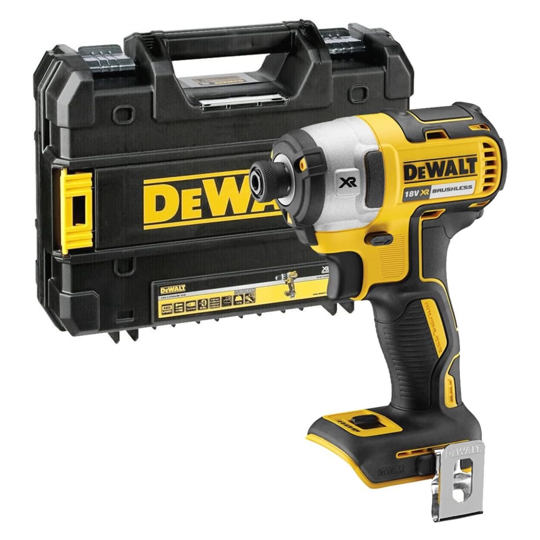 Dewalt DCF887NT 18V XR Li-Ion Brushless Impact Driver Body with Tstak Carry Case