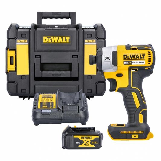 Dewalt DCF887N 18V Brushless Impact Driver with 1 x 4.0Ah Battery & Charger in Case