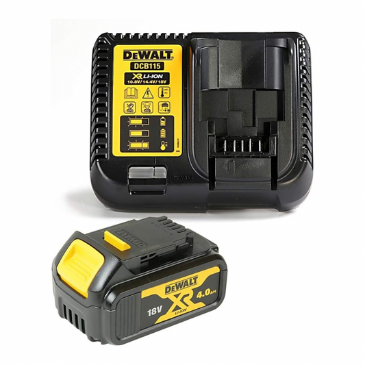 DeWalt DCB182 18V 4.0Ah Battery + DCB1104 18V Li-Ion Multi Voltage Charger