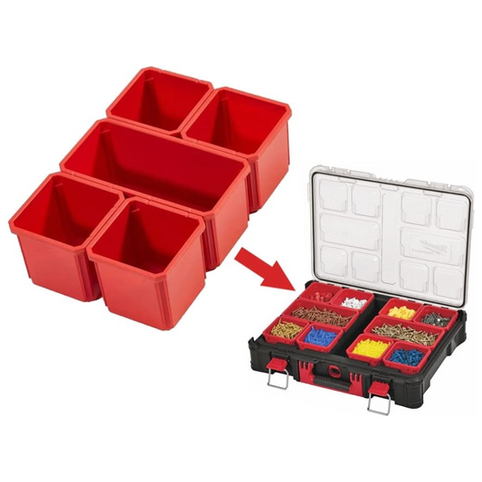 Milwaukee PACKOUT 4932478300 Replacement Boxes for Organiser (5)