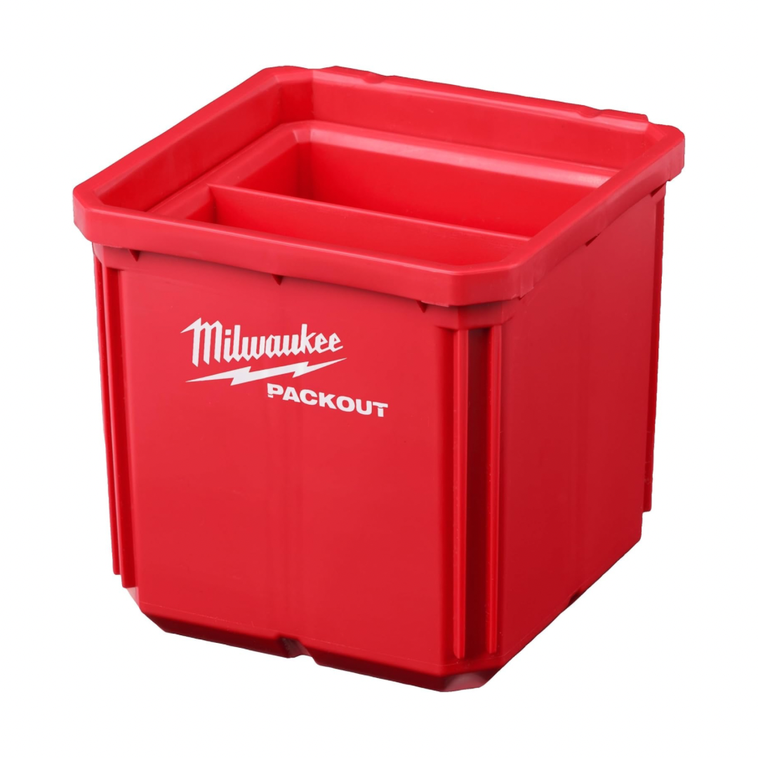 Milwaukee Packout Container 10 x 10 cm Pack of 2, Red