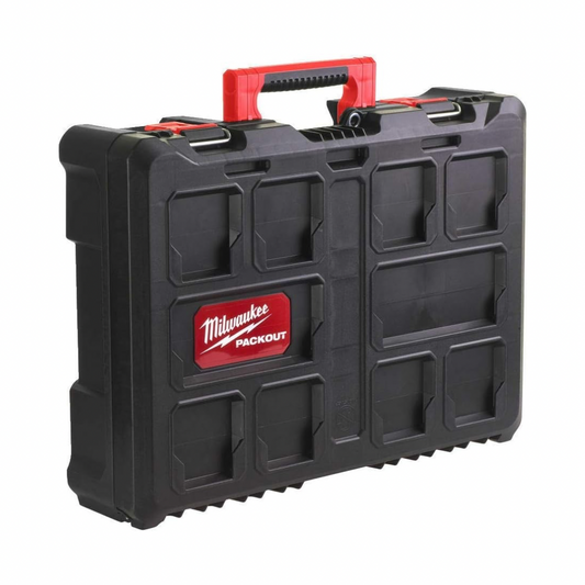 Milwaukee 4932464087 Weatherproof Packout Toolbox, Black, Red