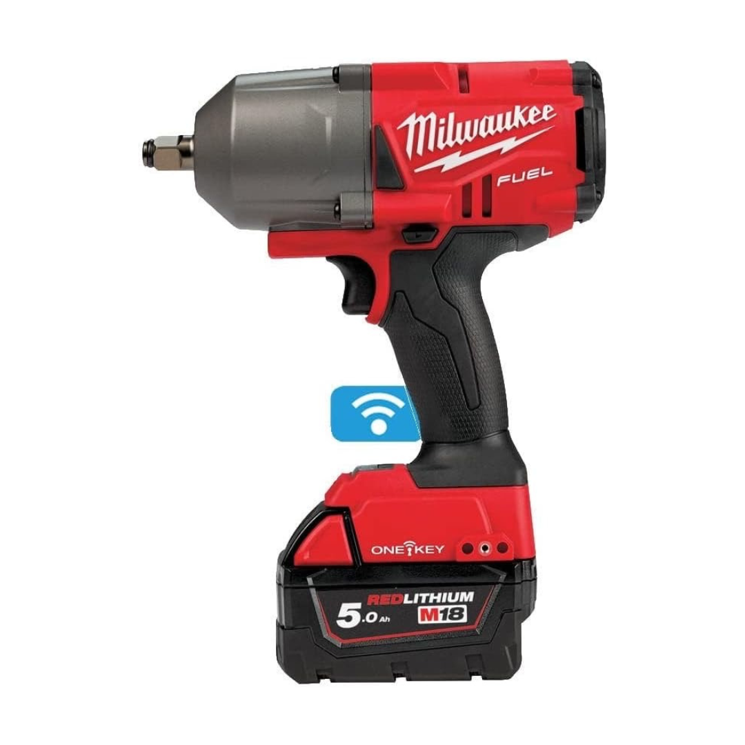 Milwaukee M18ONEFHIWF12-0 18v 1/2in Fuel ONE-Key Impact Wrench Friction Ring 5Ah