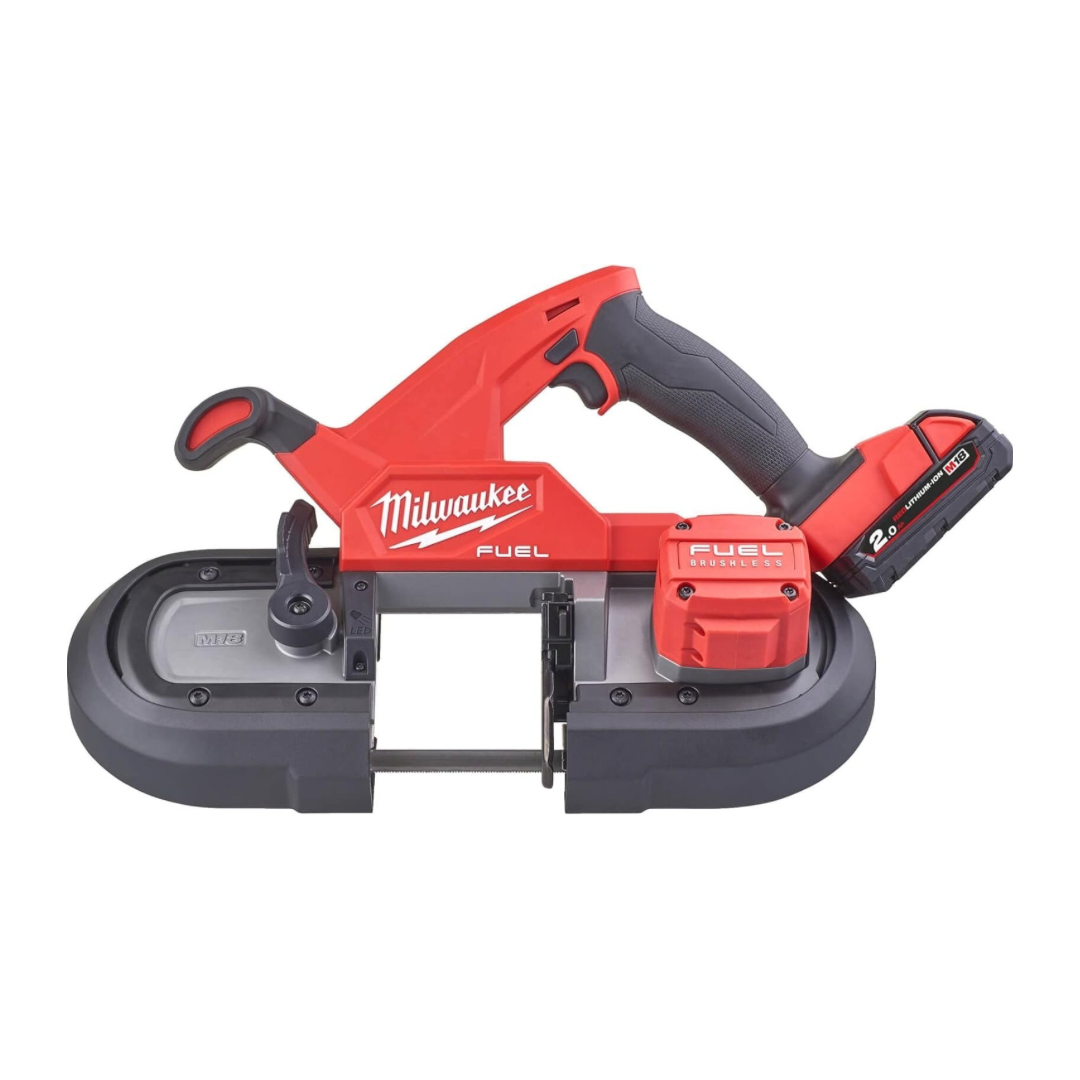 Milwaukee M18 FBS85 Fuel 18v Cordless Brushless Bandsaw 2 x 2ah Li-ion